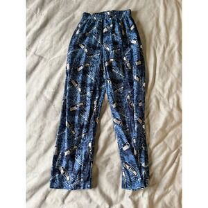 NFL Team Apparel Seattle Seahawks Youth Pajama Pants Blue Size M 10/12